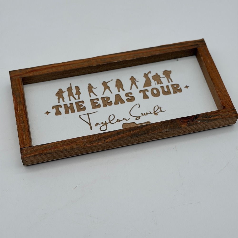 The Southern Maple Taylor Swift The Eras Tour Wood Framed Wall Art Sign 12.5x6.5